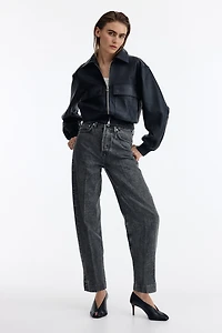 Barrel High Ankle Jeans