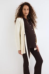 MAMA Before & After Wrap-front Cardigan