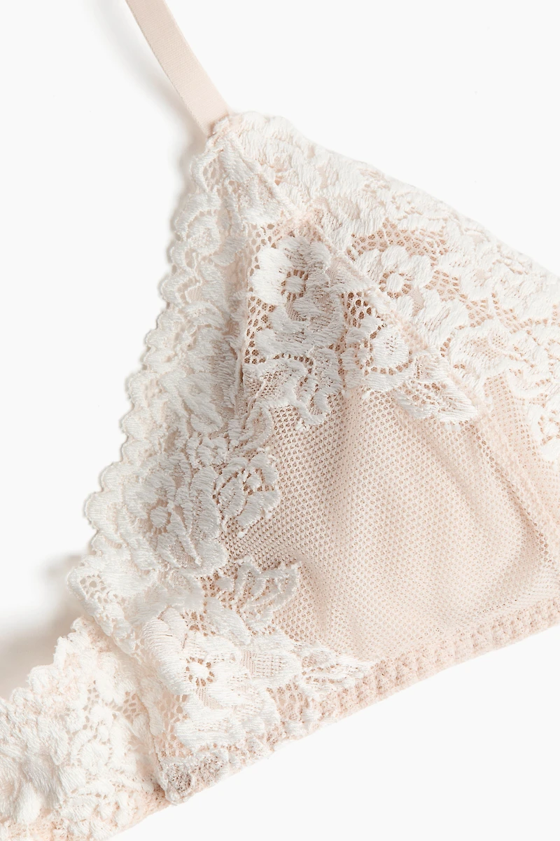 Padded Soft-Cup Lace Bra