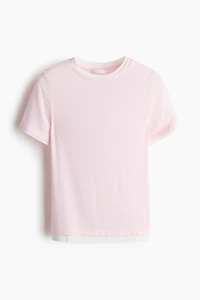 T-shirt à effet superposé