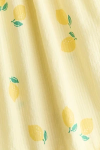 Robe évasée en coton