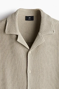 Loose Fit Ribbed Resort Shirt