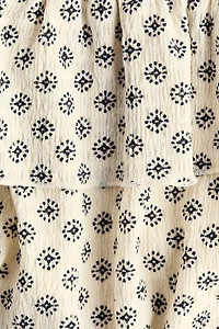 Patterned Tiered Skirt