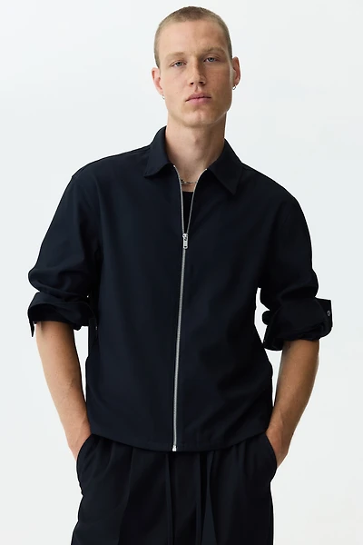 Twill overshirt