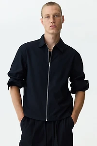 Twill overshirt