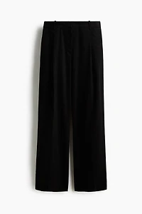 Pantalon large en velours côtelé