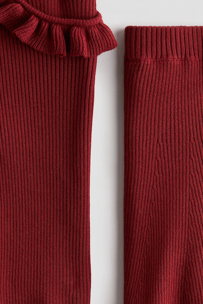 2-Piece Rib-Knit Cotton Set