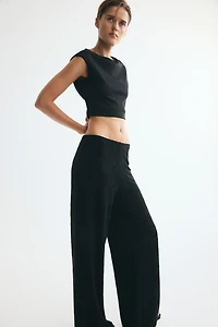 Jacquard Jersey Pull-On Pants