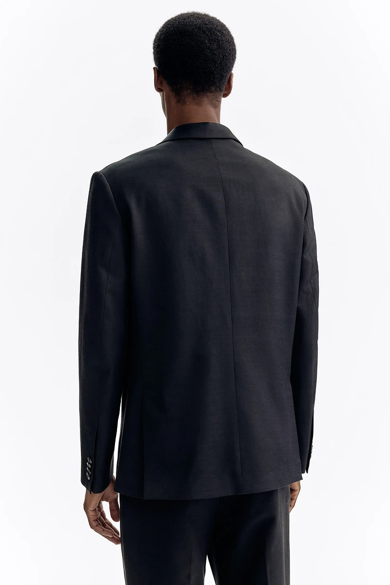 Veste classique à fermeture droite