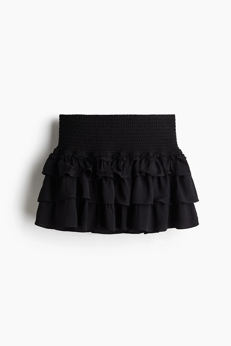 Tiered Mini Skirt