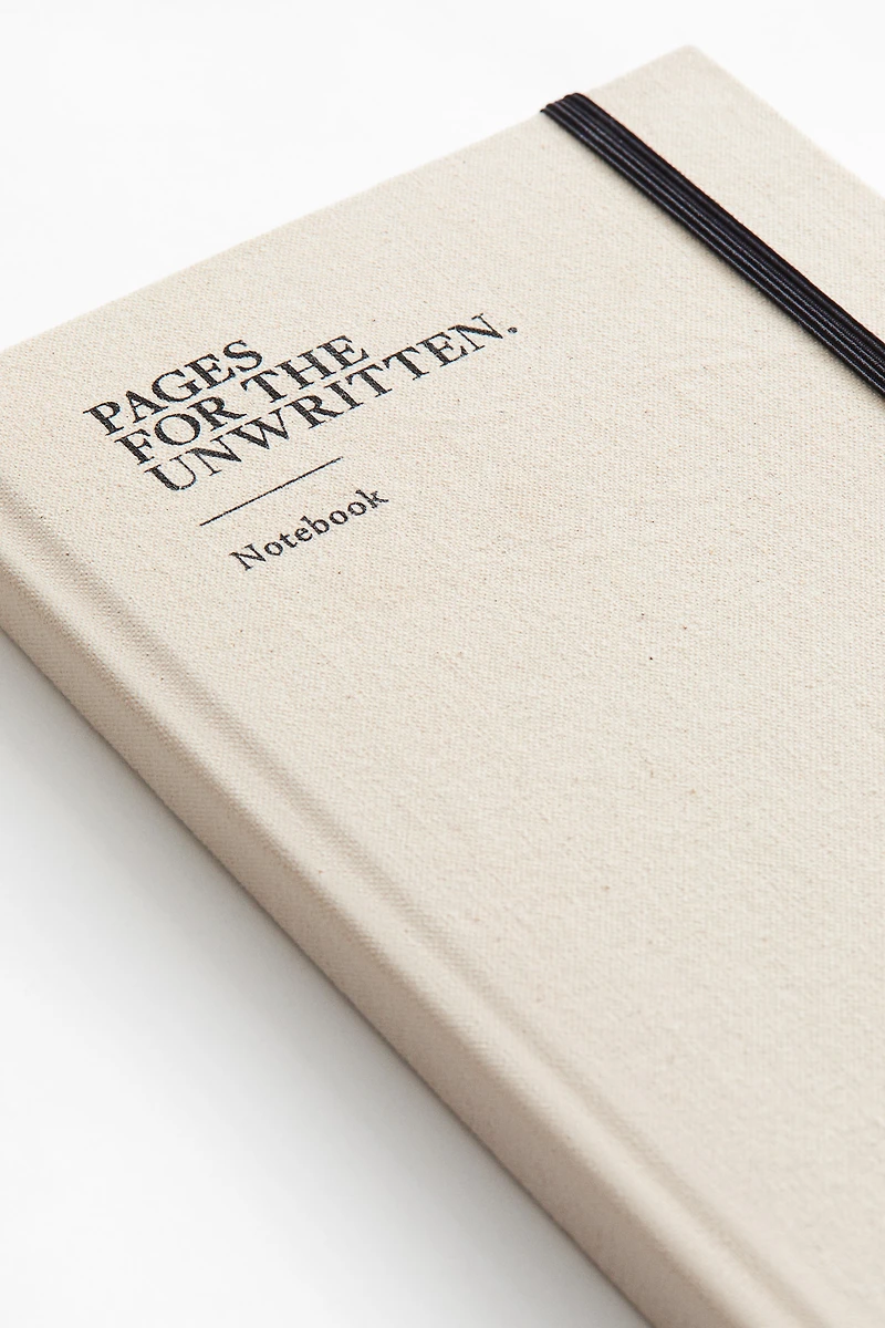 Carnet de notes A5 avec couverture en coton
