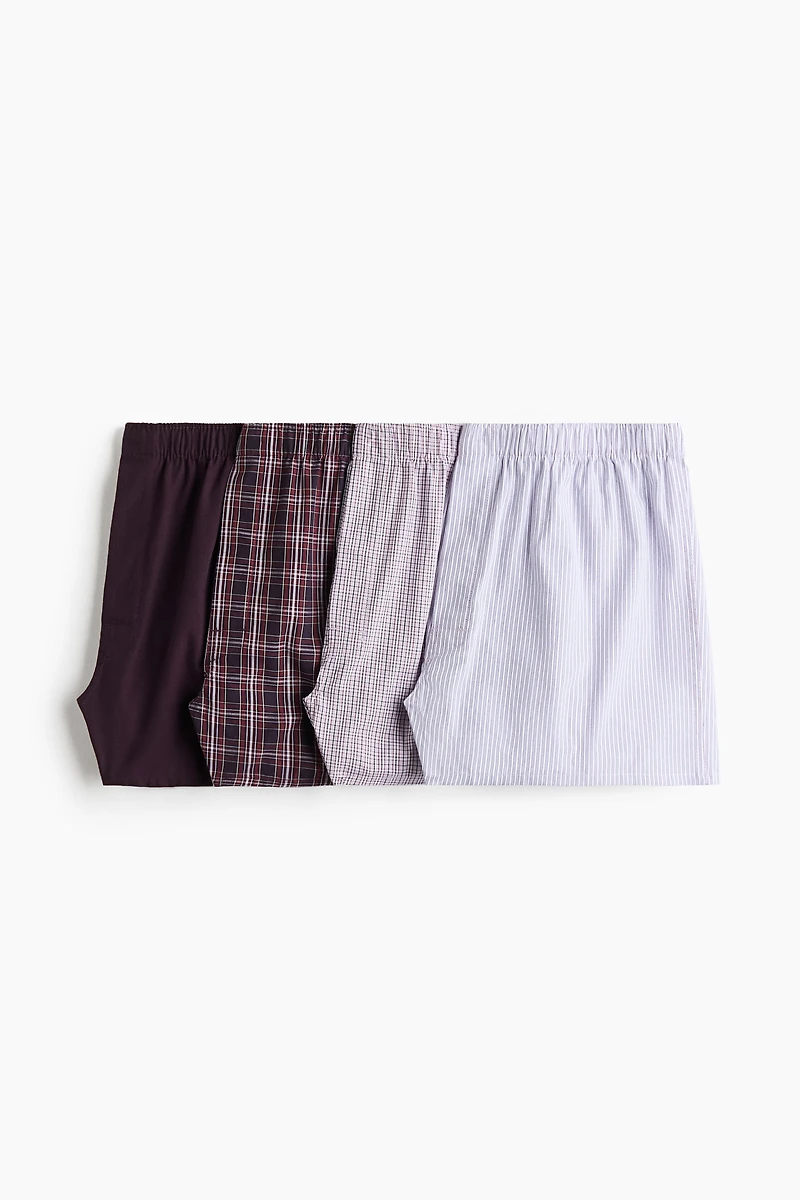 4-Pack Woven Boxer Shorts