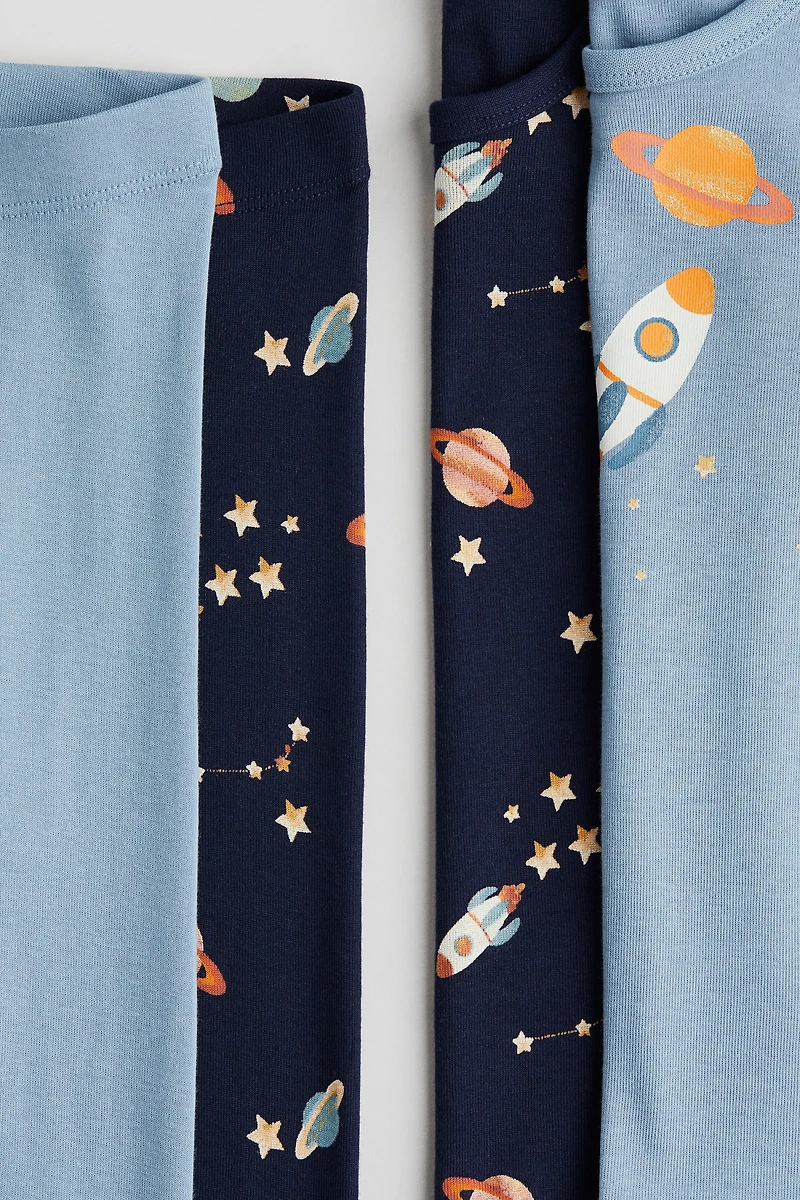 2-pack Snug Fit Cotton Pajamas