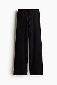 Crinkled Drawstring Pants
