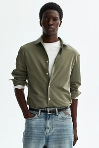 Four-Way Stretch Slim-Fit Shirt