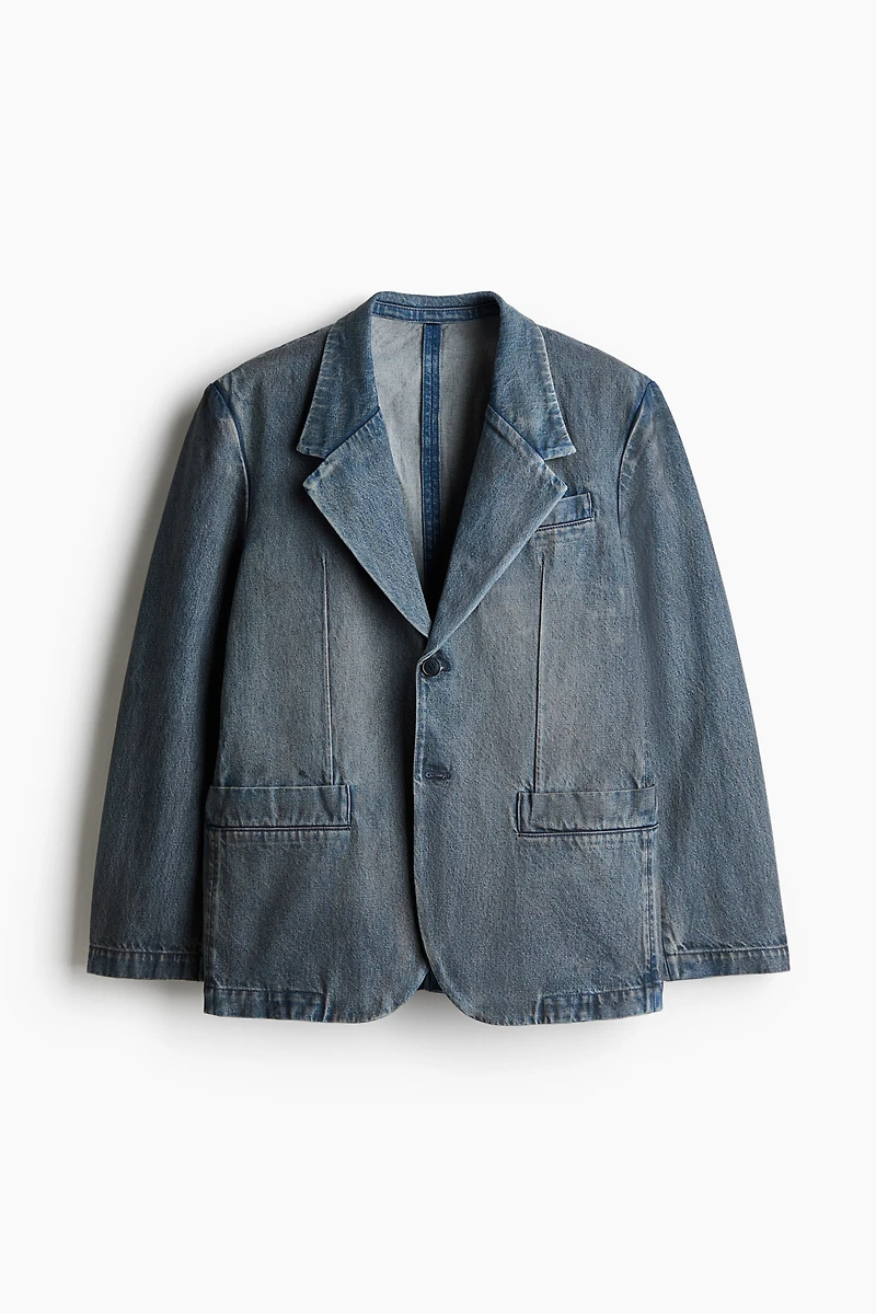 Blazer ample en denim
