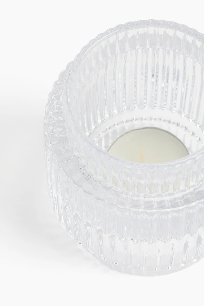 Glass Candle Holder