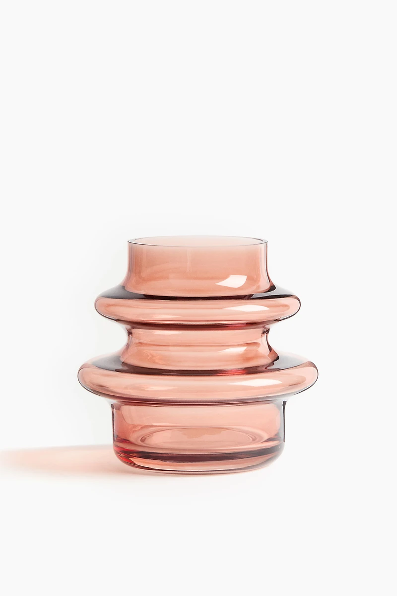 Small Tiered Glass Vase