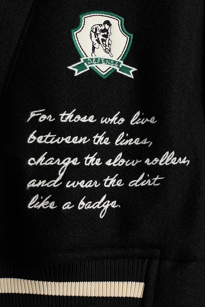 Veste de baseball à motifs