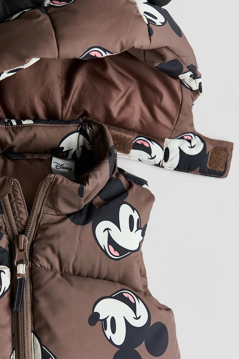 Printed Puffer Vest
