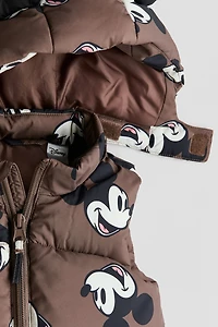 Printed Puffer Vest