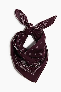 Patterned Cotton Scarf