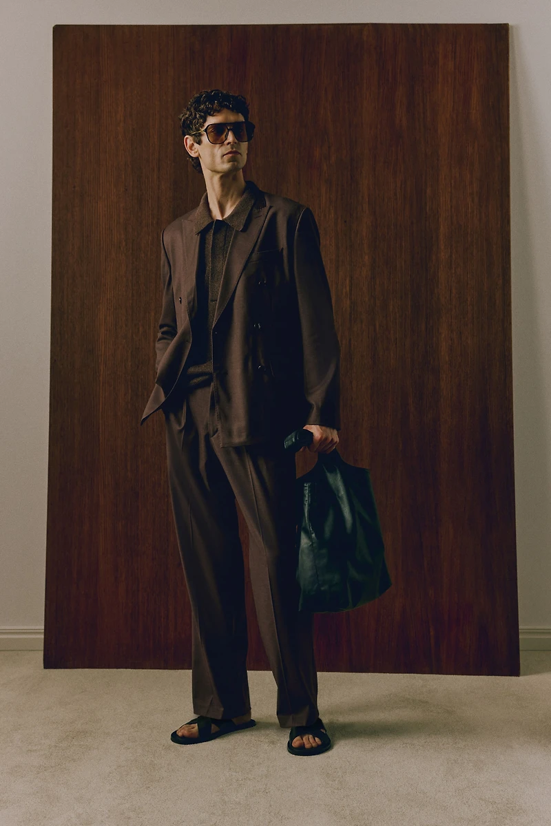 Relaxed-Fit Suit Pants