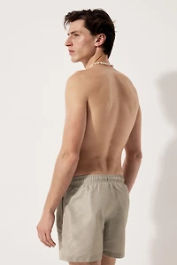 Patterned Swim Shorts