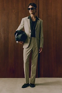 Slim-Fit Single-Breasted Jacket