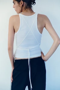 Cotton Dress with Eyelet Embroidery