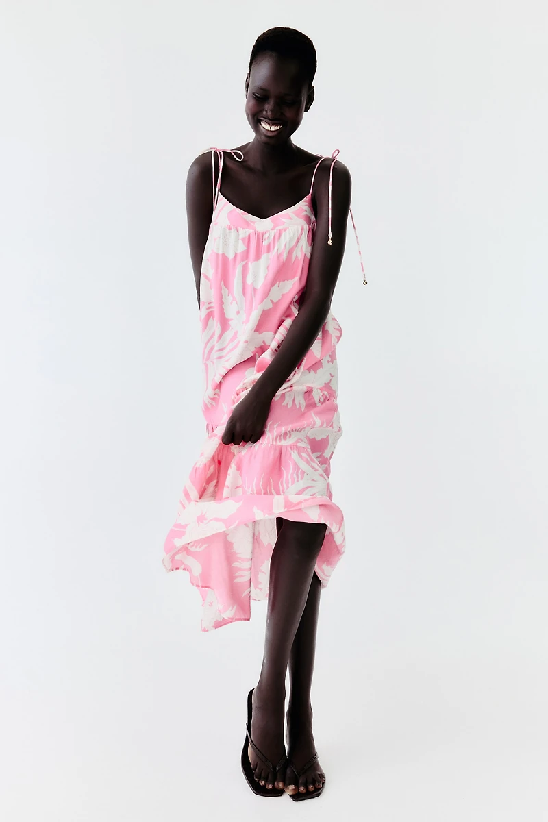 Tie-Strap Maxi Dress