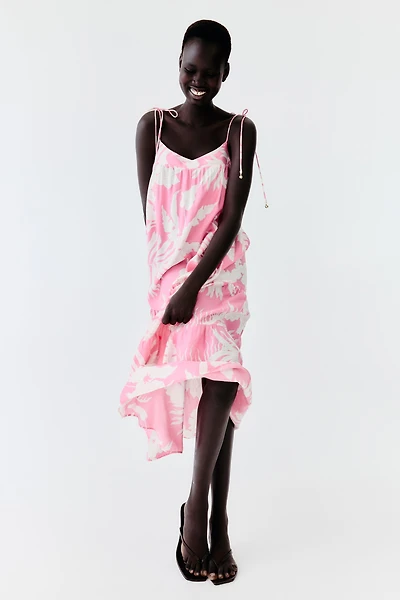 Tie-Strap Maxi Dress