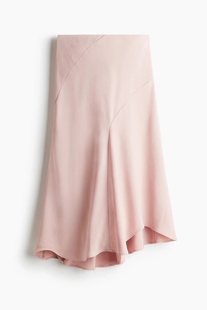 Asymmetric Midi Skirt