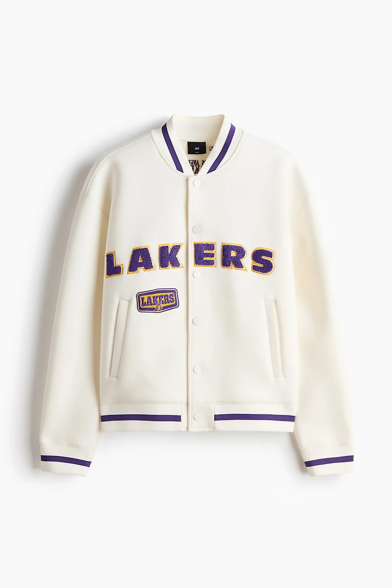 Loose-Fit Scuba Baseball Jacket
