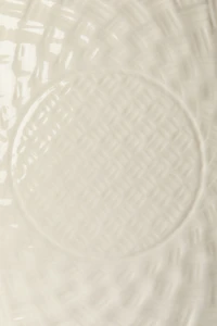 Small braided-look stoneware bowl