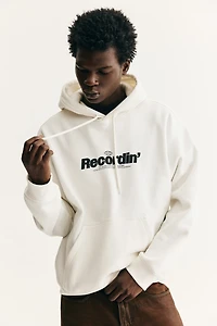 Loose Fit Printed Hoodie