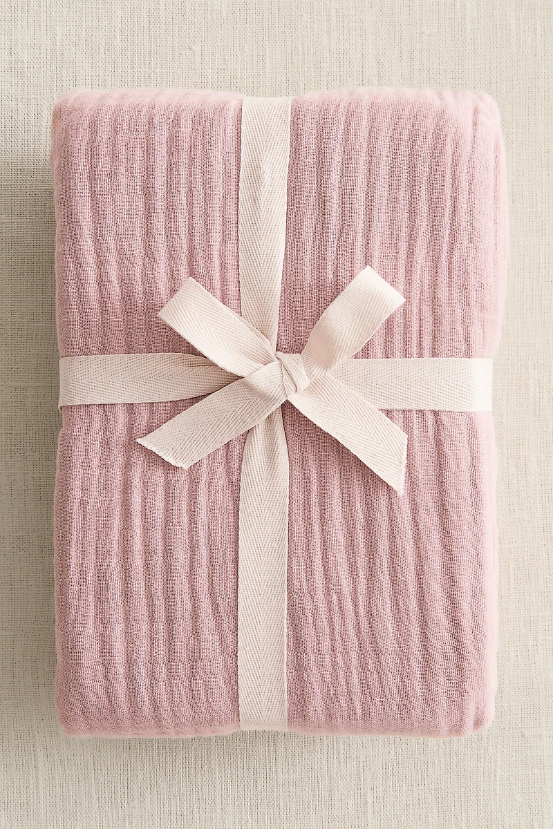 Muslin Crib Duvet Cover Set