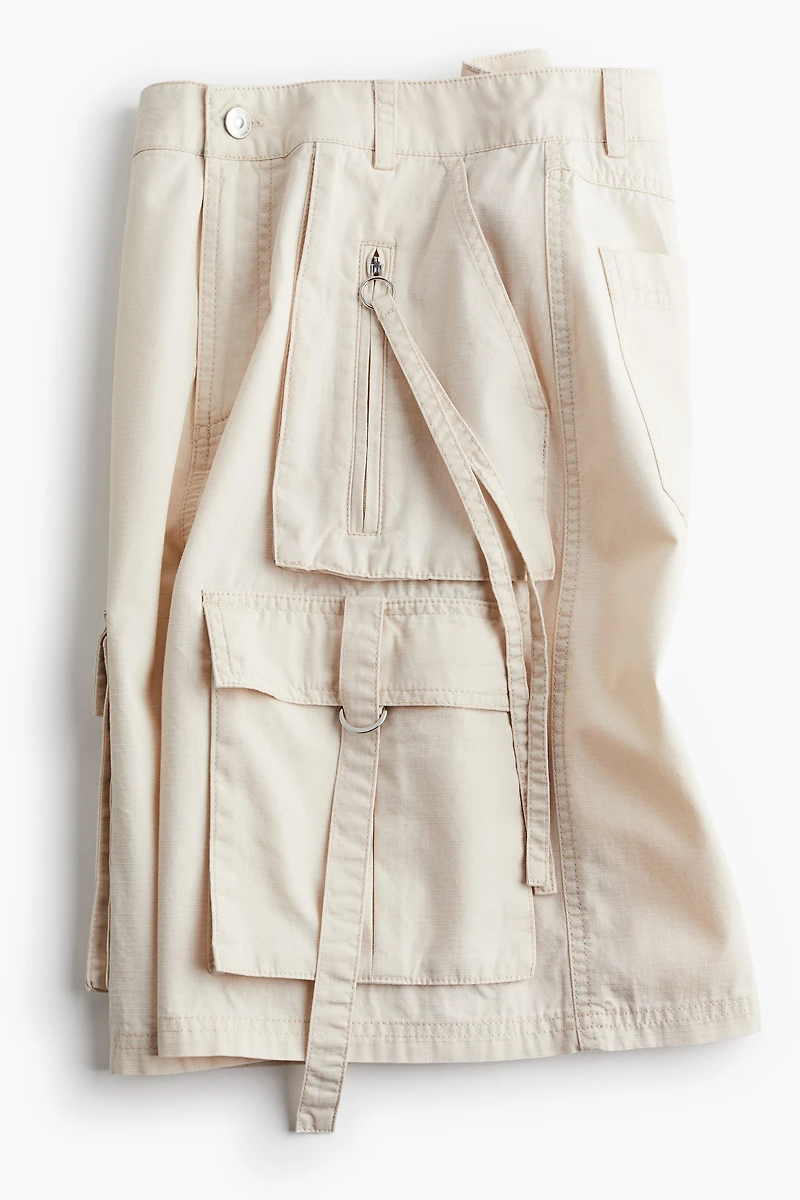 Short cargo en coton