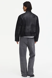 Veste de coureur automobile en tissu enduit