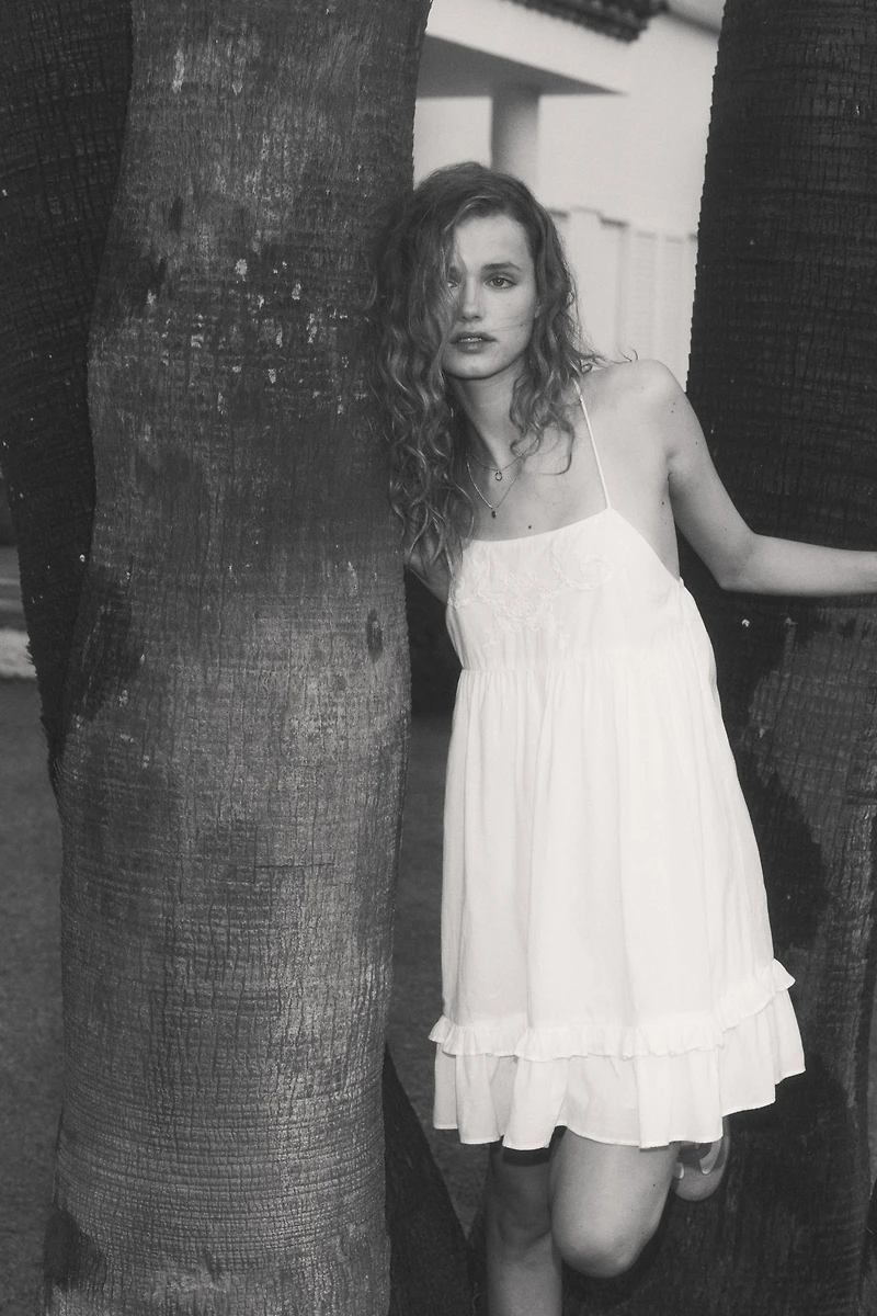 Cotton Strappy Dress