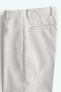 Flared Creased Pants
