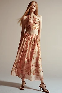 Haut dos nu imprimé