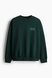 Oversized Printed Sweatshirt