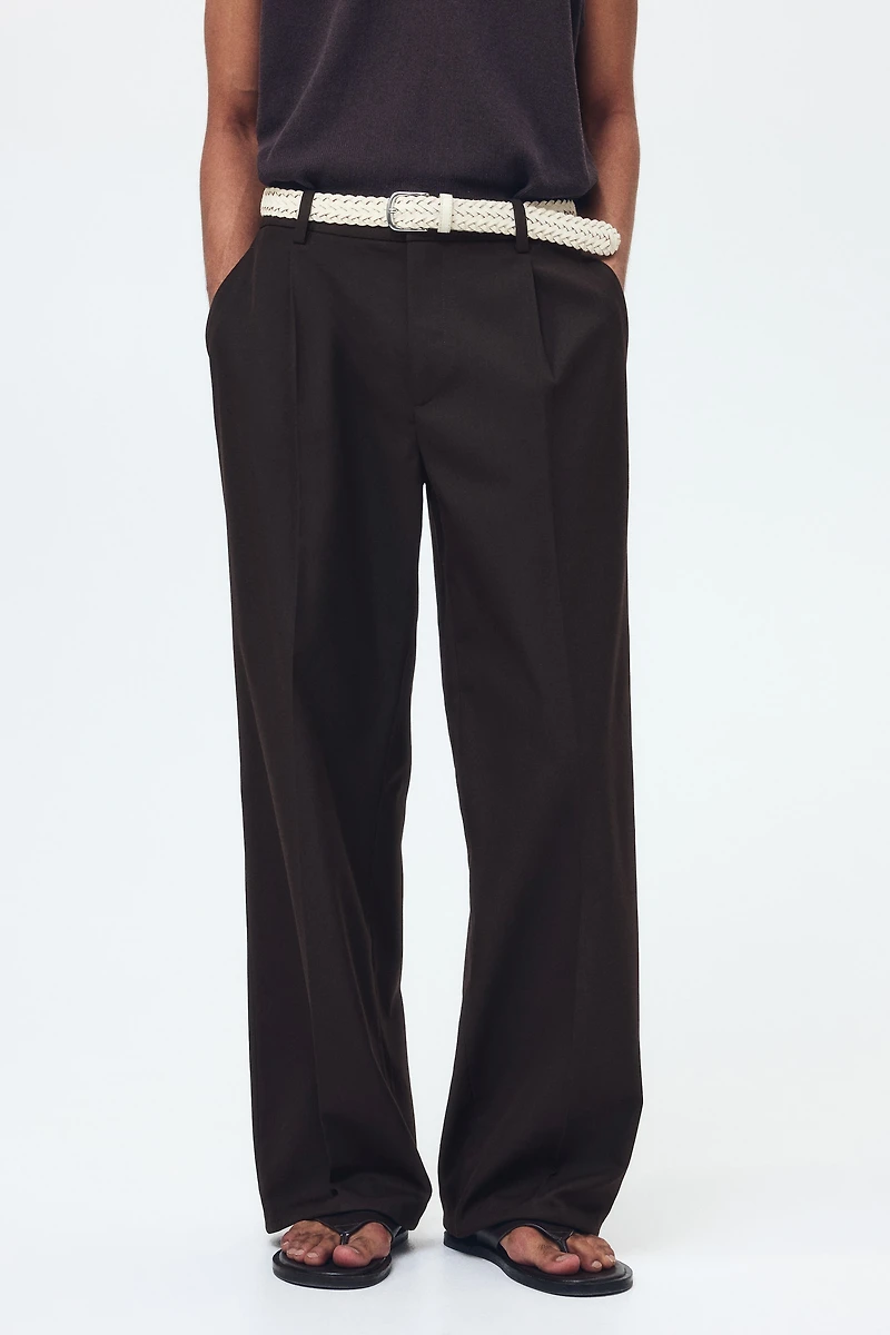 Loose-Fit Tailored Pants