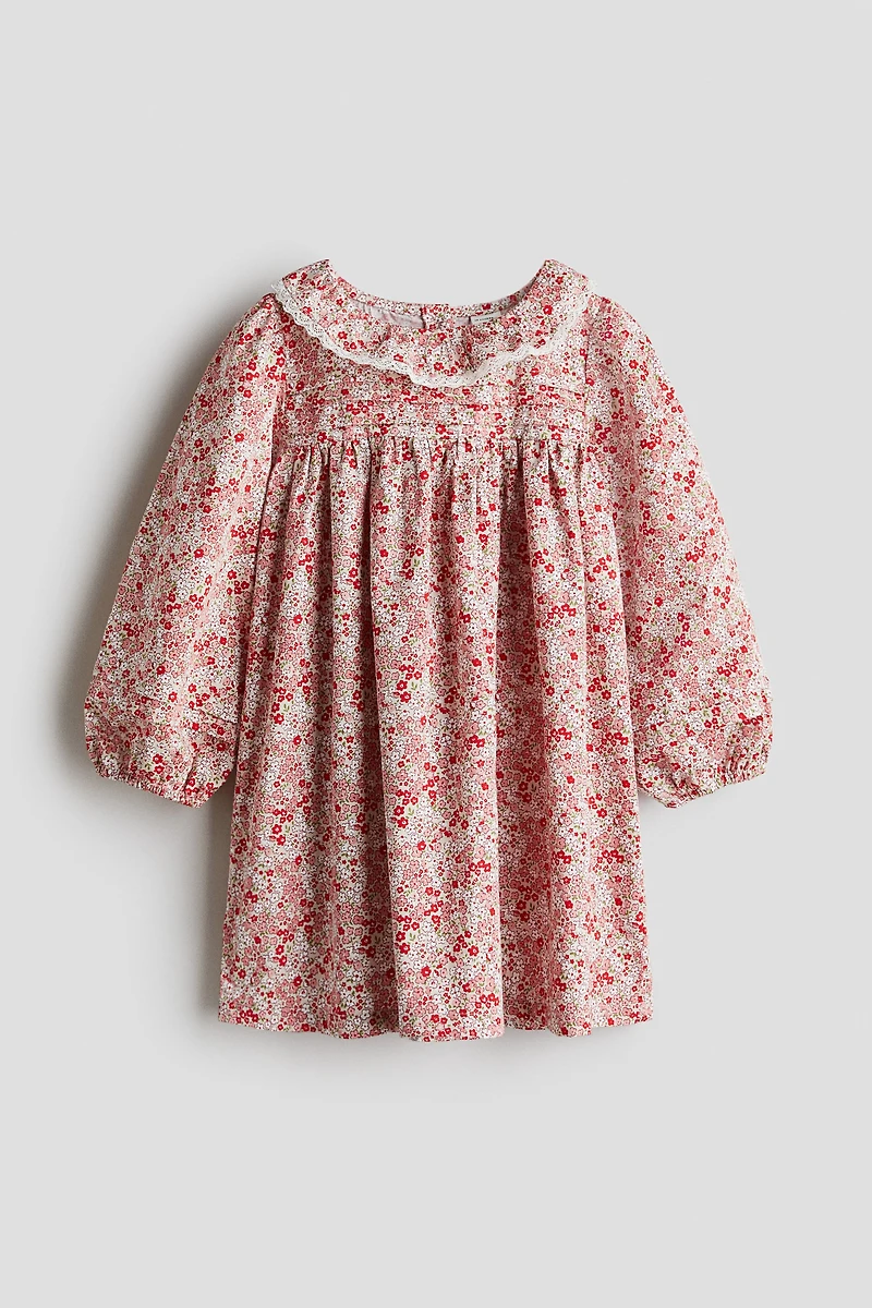 Robe en coton à imprimé fleuri