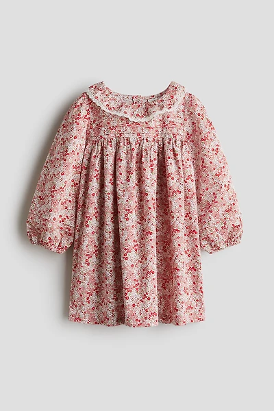 Robe en coton à imprimé fleuri