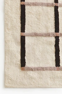 Large Tufted Wool-Blend Rug