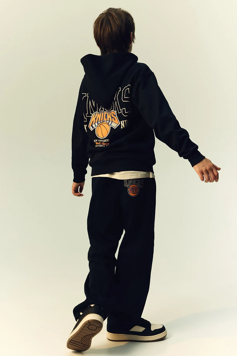 Motif-Detail Hooded Jacket