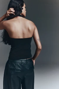 Haut à dos nu et col licou