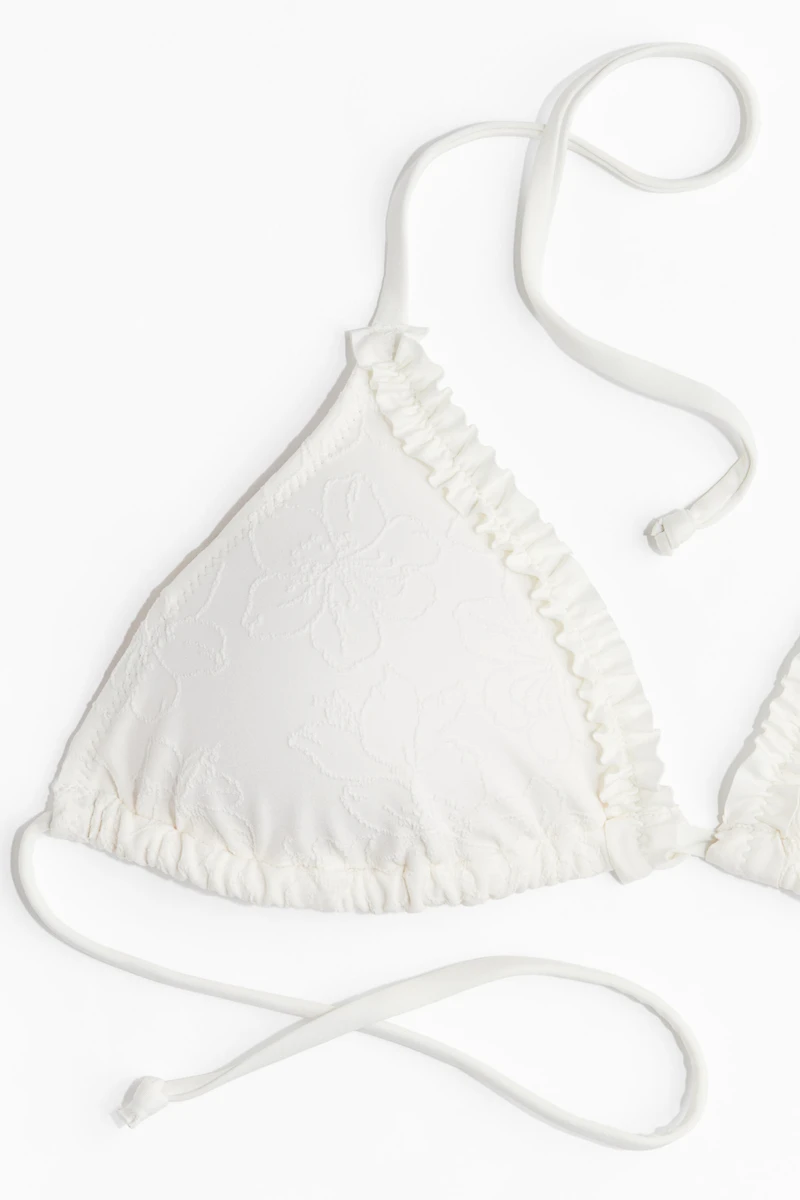Haut de bikini triangle coussiné